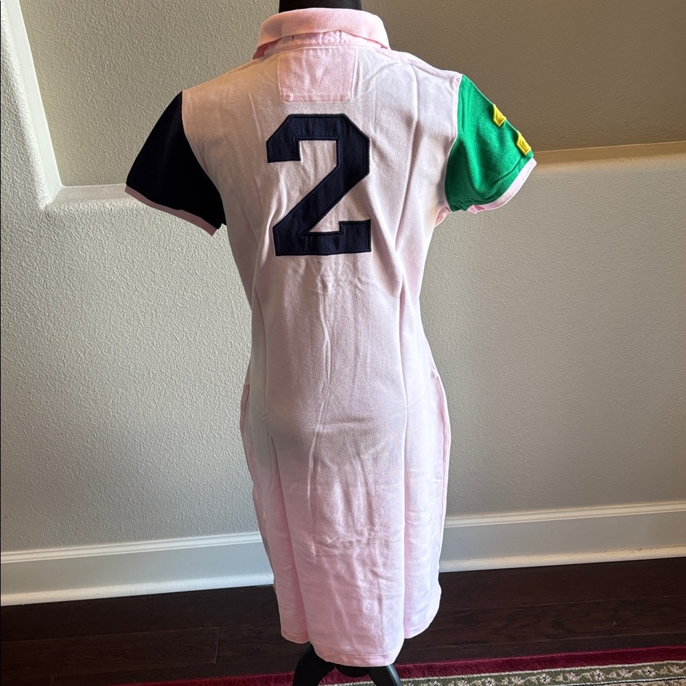 Ralph Lauren sport dress size L. 100%. Cotton. Large embroidered crest logo. - Picture 3 of 6